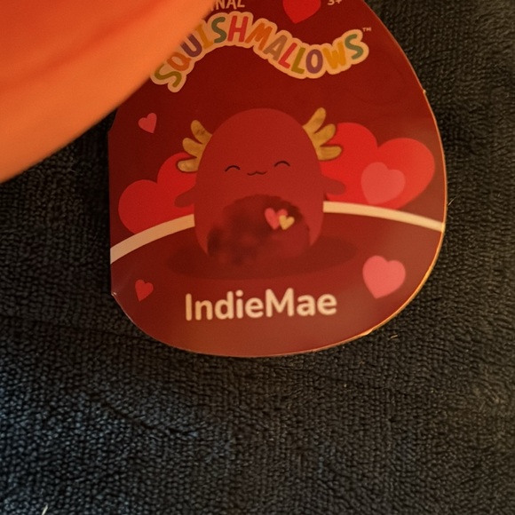 Indiemae the Axolotl valentine squishmallow NWT - Picture 3 of 7